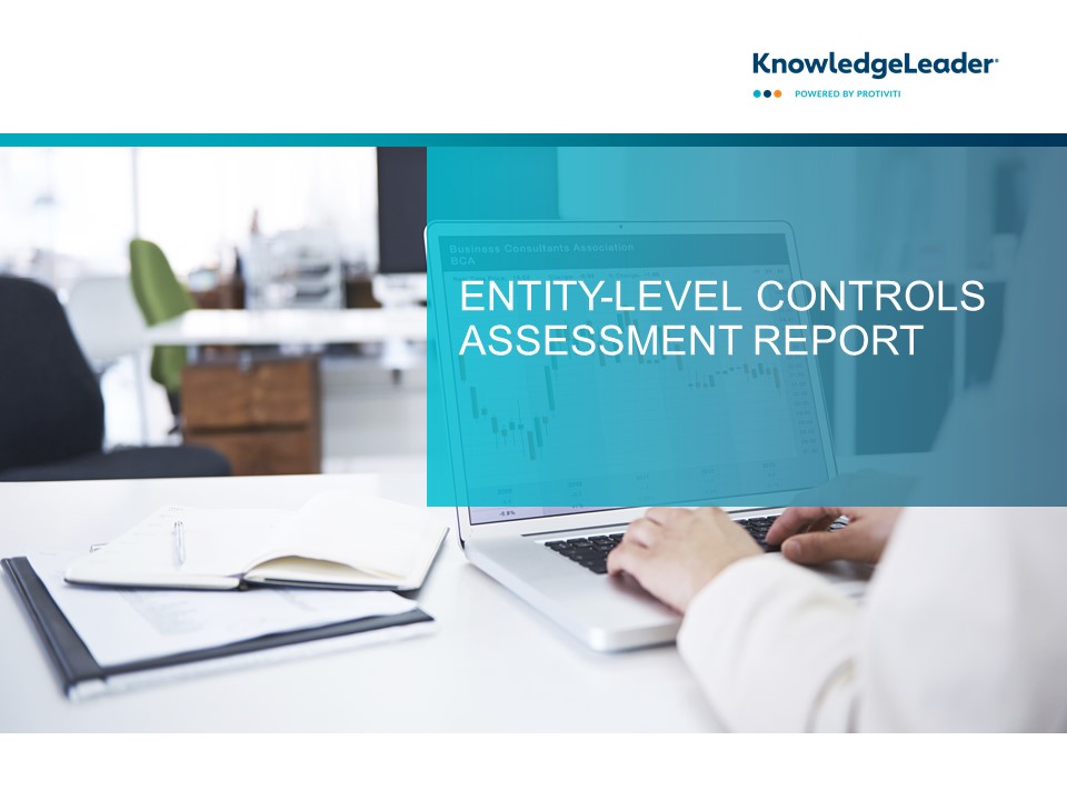 Designing Entity Level Controls How Effective Are Entity Level Controls? – TSUKL